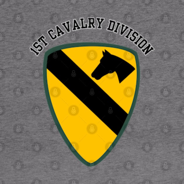 1st Cavalry Division - Small Chest Emblem by Desert Owl Designs